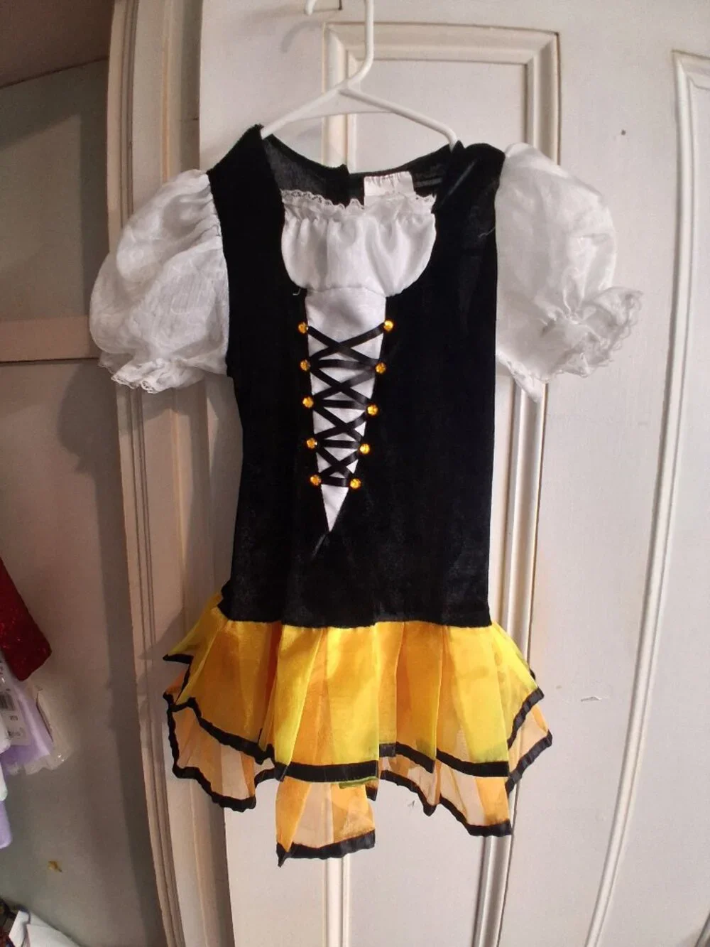 Rubies girls costume  not sure but will say 10/12 multicolored  good condition